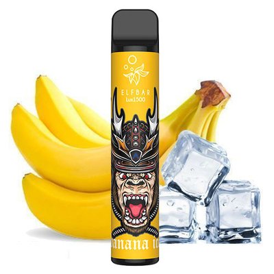 Одноразовий Pod Elf Bar Lux 1500 Disposable Device 850mAh Banana Ice 2% (Банан з льодом) 40000 фото