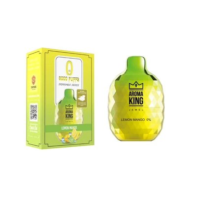 Одноразовий POD Aroma King Jewel 8000 650 mAh Lemon Mango 0% (Лимон із манго) 40211 фото