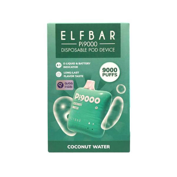 Одноразовий Pod Elf Bar PI9000 650mAh (перезаряджається) Coconut Water 5% (Кокосова вода) 39785 фото