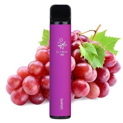Одноразовий Pod Elf Bar 1500 Disposable Device 850mAh Grape 2% (Виноград) 39987 фото