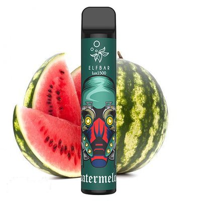 Одноразовий Pod Elf Bar Lux 1500 Disposable Device 850mAh Watermelon 2% (Кавун) 40017 фото