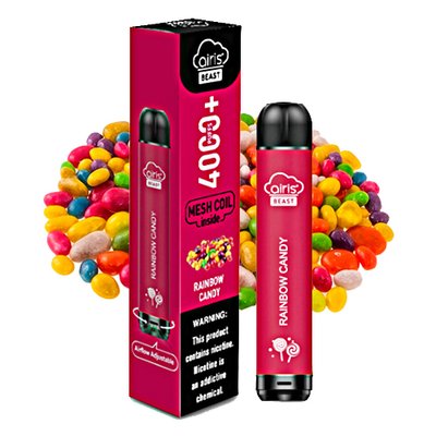 Одноразовий Pod Airis Beast 4000 2200mAh Rainbow Candy 5% (Карамельне драже) 38424 фото