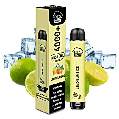 Одноразовий Pod Airis Beast 4000 2200mAh Lemon Lime Ice 5% (Лимон з лаймом та льодом) 38427 фото