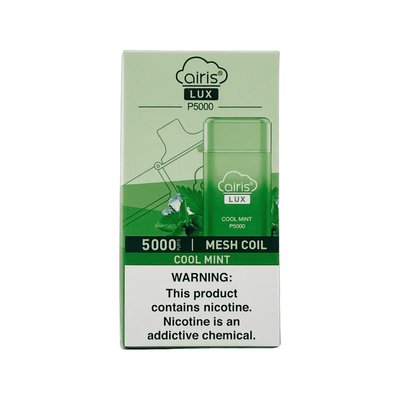 Одноразовий Pod Airis Lux P5000 Cool Mint 5% (Освіжаюча м'ята) 39260 фото