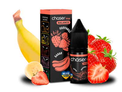 Рідина Chaser Mix SALT Strawberry Banana 10 мл 38381 фото