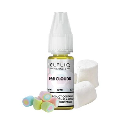Рідина ELFLIQ Salt PB Cloud 10 мл (Зефір) 40765 фото