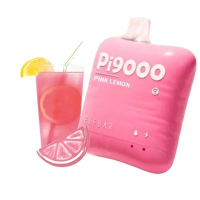 Одноразовий Pod Elf Bar PI9000 650mAh (перезаряджається) Pink Lemon 5% (Розовый лимон) 40575 фото