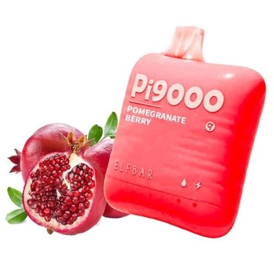 Одноразовий Pod Elf Bar PI9000 650mAh (перезаряджається) Pomegranate Berry 5% (Гранат) 40576 фото